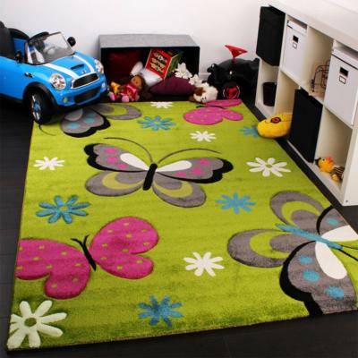 China Single Hot Sale Microfiber Polyester Shaggy Home Children Carpets for sale