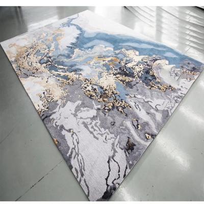 China Small Plain Household Modern Hand Tufted Living Room Rug for sale