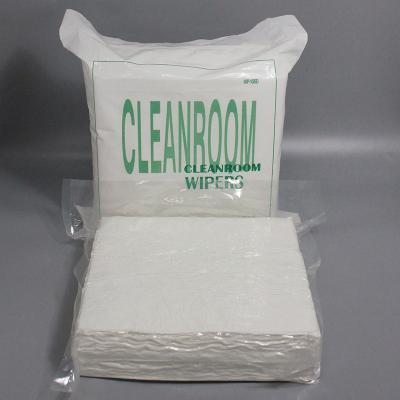 China High Absorbent Lint Free Dry Wipes Class 1000 4 Inch Lab Disposable Ultrasonically Sealed for sale