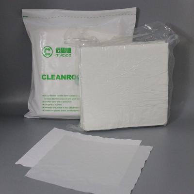 China 6''*6''100pcs 180g  Class10 -100 Microfiber Cleanroom Wiper For Industrial for sale