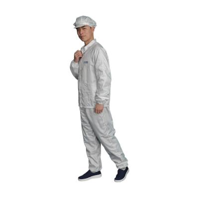 China Elektronisch van de de Vezel Antistatisch Laag van de Workshopkoolstof van de Kledingsworkwear Esd van de de Jasjesbroek Cleanroom Antistatisch Klerenkostuum Te koop