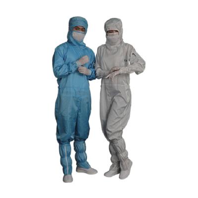 China esd Smock Lint Free Antistatic Garment Dust Prevention Garments Cleanroom Anti Static Clean Room Wear for sale