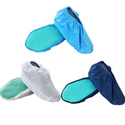 China White Blue Waterproof Reusable Anti Skip Antistatic Anti Static Shoe Covers en venta