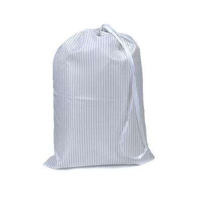 중국 Cleanroom Bag 98%polyester +2%Conductive ESD Antistatic Polyester Drawstring Anti Static Bag 판매용