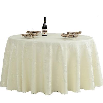 China Durable Hot Selling Round Tablecloth Elegant Wedding Table Cloth Square Table Cover For Hotel for sale