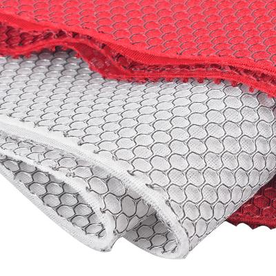 China Memory 100 Polyester Warp Knitted Sports Shoes Spacer Material For Casual Walking Shoes Sports Shoes 3D Spacer Fabric Mesh for sale