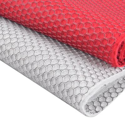 China Memory Mesh Fabric Best Price Breathable 3d Honeycomb Air Mesh Fabric For Mattress Low Moq 100% Polyester Sandwich for sale