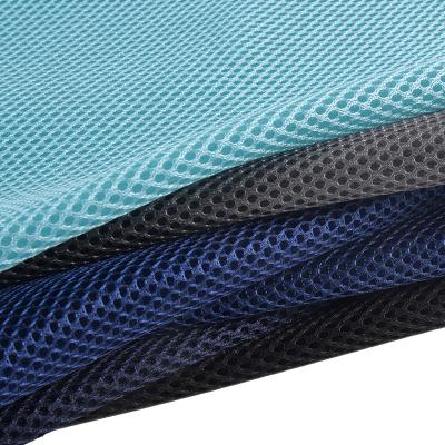 China Custom 100% Memory Color Polyester Sandwich Mesh For Office Chair 3D Air Mesh Fabric With Low MOQ for sale