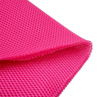 China 100% Memory Polyester Sandwich Air Mesh Fabrics 3d Spacer Mesh Fabric For Car Seat Shoes for sale