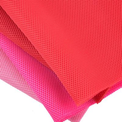 China Custom Memory Color 100% Polyester 3d Knitted Sandwich Air Mesh Fabric Low Price Fashion Mesh Fabric 3d air for sale