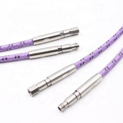 China 2.4mm High Precision Low Loss Phase Microwave Coaxial Cable Assemble 2.4mm Cable Assemble for sale