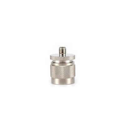 China Frequency Up To DC~11GHz RF Adapter High Quality Cheap Brass Nickel Plated N Series Male To Female SMA RF Coaxial Adapter for sale