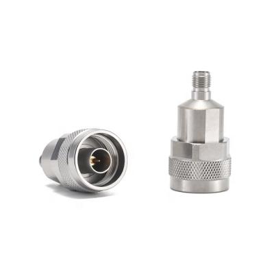 China Frequency up to DC~18GHz 18GHz Stainless Steel Millimeter Wave Adapter N Male Connector to 2.92mm Female Jack RF Adapter for sale