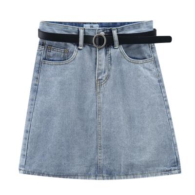 China Fashionable women's denim clothing mini jeans skirts summer breathable fashion new mini shorts women's denim skirt for sale