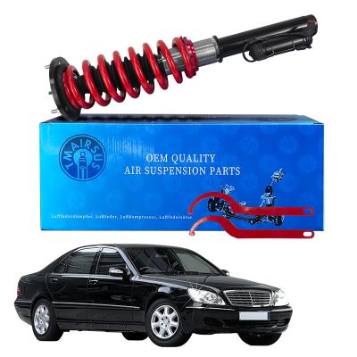 Cina Air Spring To Coil Spring per W220 W221 Air To Coil Spring Kit di conversione della sospensione per Mercedes S500 2000-2006 in vendita