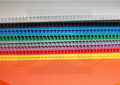 China Anti - Static Flame Retardant Corrugated Plastic Board Correx Sheet 2mm-7mm for sale