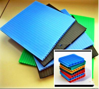 China Recyclable Environment Friendly Coroplast Corrugated Plastic Sheets PP Flute Board for sale