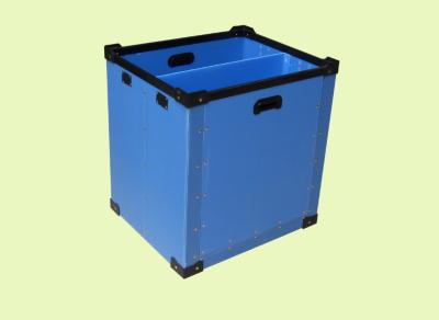 China Stackable Lightweight Polypropylene Corrugated Plastic Boxes For Food Packaging for sale