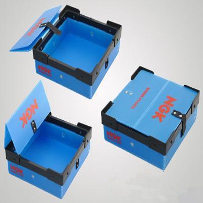 China Colorful Collapsible Waterproof PP Turnover Box Coroplast Box For Supermarket for sale