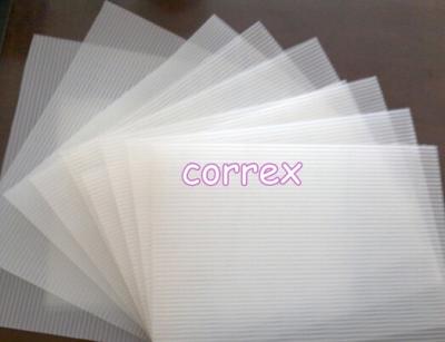 China Clear Plastic Sheet For Roof / Plastic PP Corrugated Board dirt-resistant for sale