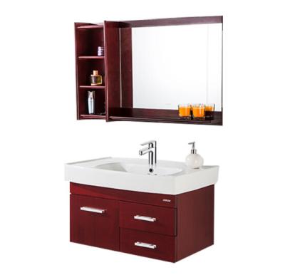 China (Size) Adjustable Cheap Melamine Bathroom Furniture Mirrored Cabinets, Modern Bathroom Vanity Countertop for sale