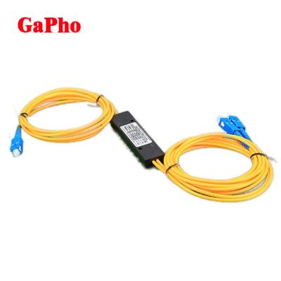 China FTTH FTTB FTTX Network 1x2 Optical Fiber Coupler with LC/APC Connector for sale