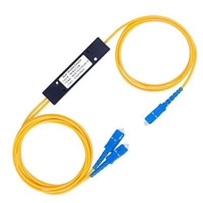 China FTTH FTTB FTTX Network Fbt 1X2  Optical Coupler Ftth SC UPC1310nm 1550nm for sale