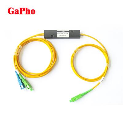 China FTTH FTTB FTTX Network 3 channel FWDM T 1550nm R 1310nm/1490nm Fiber Optical Filter  for CATV OUN for sale