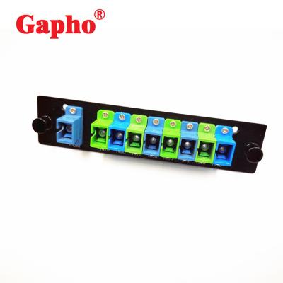 China Fiber optical communication CAT6 Metal  Fiber Optic  Patch Panel with 8 Port for sale