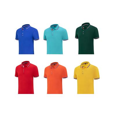 China 2022 new Anti-wrinkle design men's and women's office high quality custom short sleeve LOGO Polo Shirts T-shirts for sale