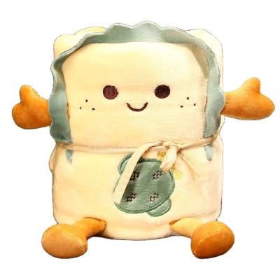 China 2022 Cartoon Baby Office Air Conditioner Blanket Anti-static Flannel Roll Blanket Blanket for sale