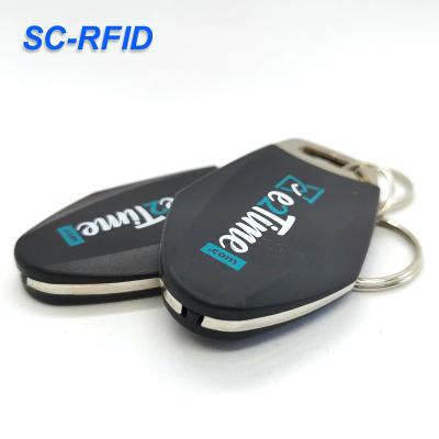 China Waterproof / waterproof durable reusable 125khz 13.56mzh ABS keyfobs with metal for sale