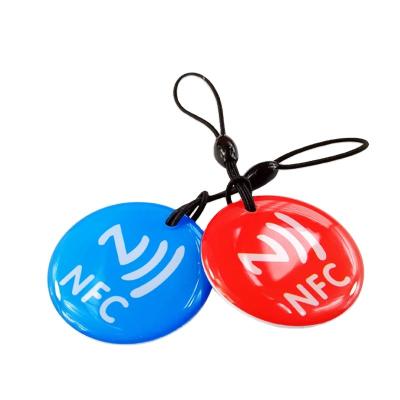 China Waterproof / NFC Round RFID N-Tag Waterproof Colored Epoxy Tag 213 Diameter 35mm Big In Stock Delivery Within 3 dryas for sale