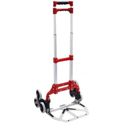 China Shopping Stair Climbing Hand Truck Foldable Capacity 70 Kg for sale