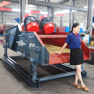 China energy & Linear Sand Vibration Machine Dewatering Mining Vibrating Screen With Polyurethane Mesh For Sand And Mining Use for sale