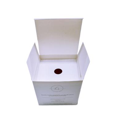 China Cheap price custom wholesale amterial recyclable custom scented candle box packaging gift candles paper boxes for sale