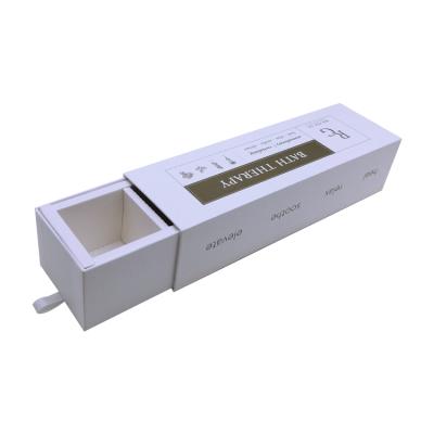 China Recyclable Wholesale Custom Printing Soft Cardboard Kraft Paper Soap Packaging Box Sliding Drawer Paper Box for sale