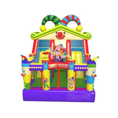 China Circus Commercial / Rental Commercial Game Grade Inflatable Dry Slide Kids for sale