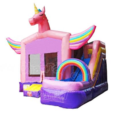 China Channal Nylon Bouncy Castle Small Jumping Castle Nylon Bouncer For Residential Home Use for sale