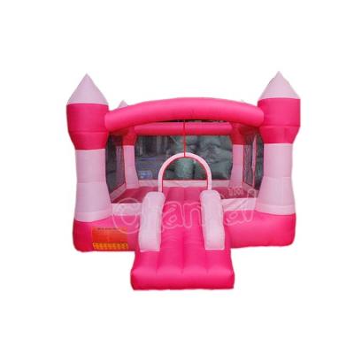 China Water Proof Princess Nylon Fabric Jumpy Small Bouncer Home Inflatable Jumping House For Sale for sale