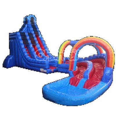 China Party Bouncer Home Inflatable Pool Water/Ocean Bouncer Castle Outdoor Big Bouncy Rental Commercial Water Slide Rental Ocean Slides Pool Slide for sale