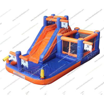 China PVC Pirate Theme Backyard Inflatable Water Slide Commercial Inflatable Water Slide for sale