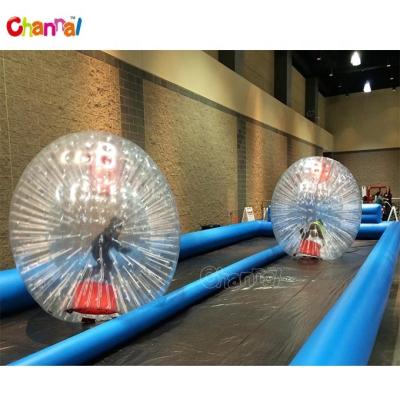 China 0.55mm PVC Factory Commercial Inflatable Zorb Ball Track Inflatable Zorb Track Track For Sale for sale