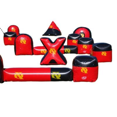 China PVC Bunkers Paintball For Shooting Inflatable Paintball Obstacle for sale