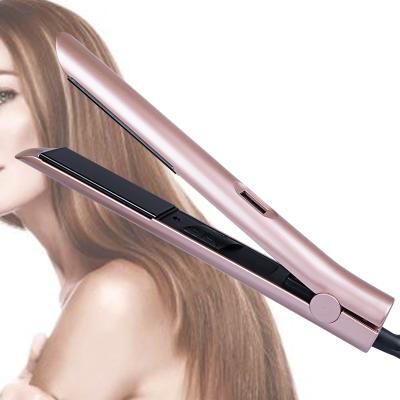 China Hotel Wholesale Titanium Electric Flat Iron Ceramic Hair Straightener Factory Online for sale