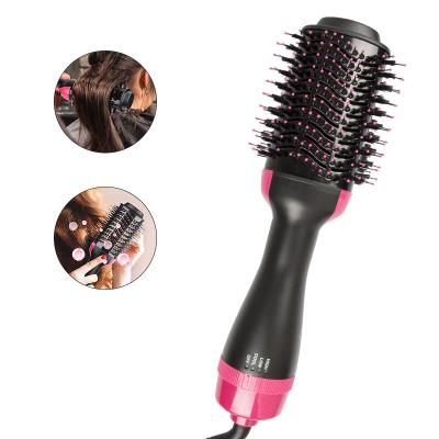 China Hotel IN Stock Ready To Ship 1000w Hot Air Blow Dryer Brush Straightener Professional Electric Comb Dryer For Styling And Drying for sale