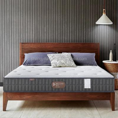 China Modern Luxury Bamboo Removable Double Size Pillow Top Charcoal Emperor Bed Round Mattress for sale