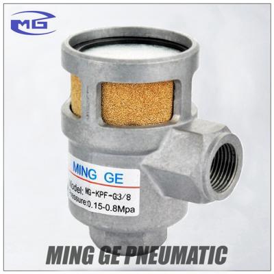 China SEU-3/8 MG-KPF-G3/8 Alloy Aluminum Pneumatic Quick Exhaust Valve for sale