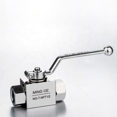 China 7000 PSI High Pressure KHB Type NPT1/2 Carbon Steel High Pressure Ball Valve for sale