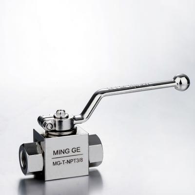 China 7000 PSI High Pressure KHB Type NPT3/8 Carbon Steel High Pressure Ball Valve for sale